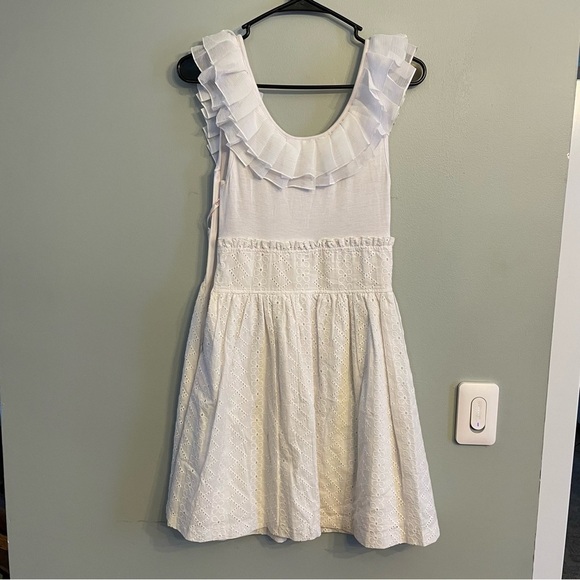 *Candies White ruffle lace dress size small - Picture 5 of 7